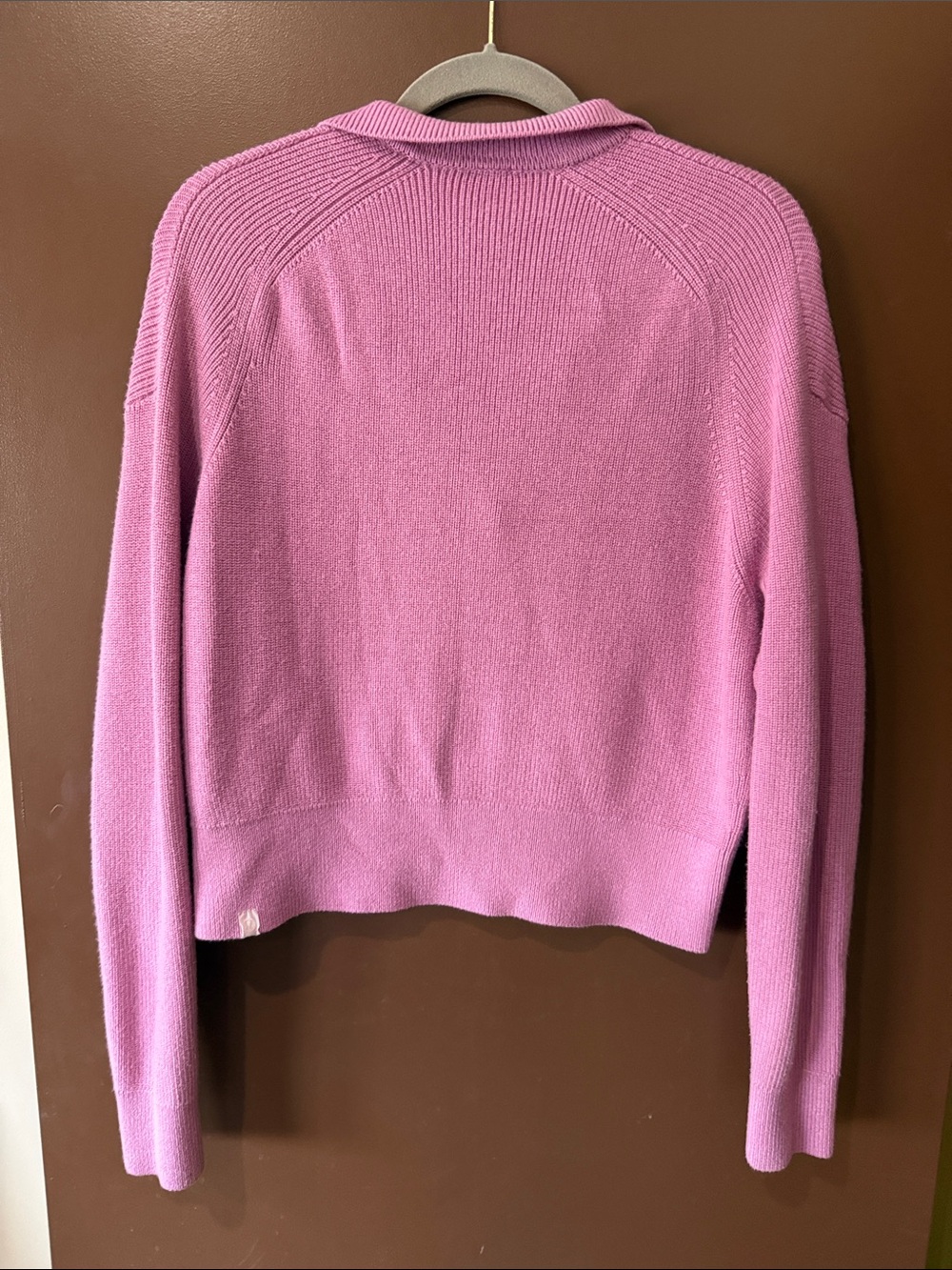 Lululemon Pink Collared Merino Wool Blend Sweater - Picture 3 of 6